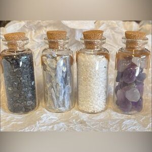 Set of Four Wish Bottles